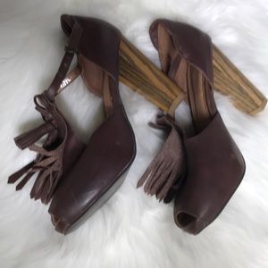 Jeffrey Campbell sz 10 Ripple platform heels